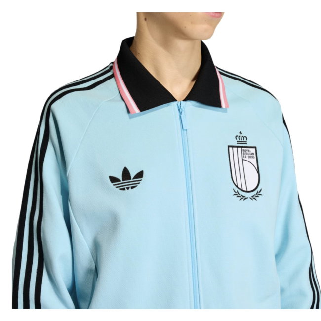 2026-2027 Belgium Originals Jacket (Frozen Blue)-SoccerKits Hub | Buy Soccer Jerseys Online
